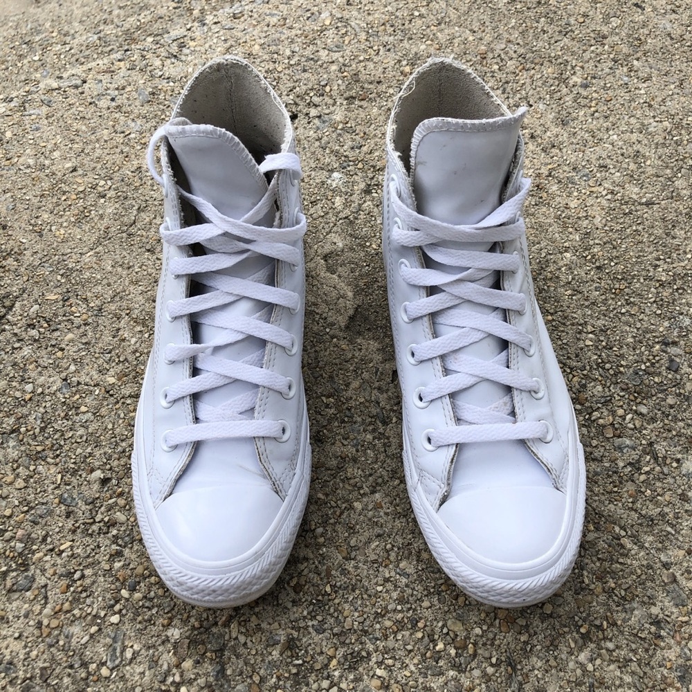 All rubber white converse